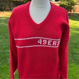 VINTAGE AUTHENTIC CLIFF ENGLE LTD SAN FRANCISCO 49ERS SWEATER SIZE L